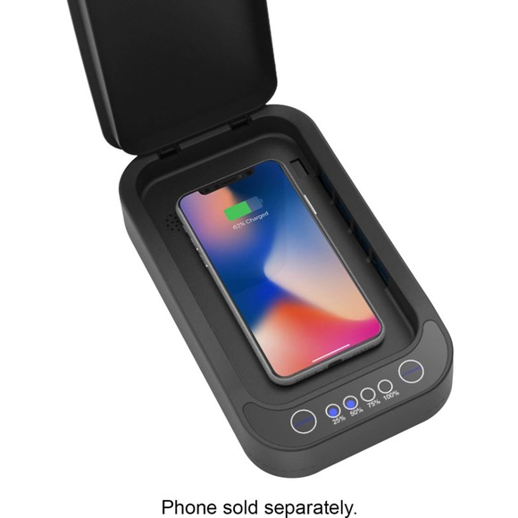 Bracketron - PwrUp Clean Wireless Phone Charger and Sanitizer for Mobile Phones - Picture 3 of 3